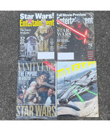 Star Wars 4 Magazine Lot Vanity Fair, Entertainment (2), Wired 2015 - £16.69 GBP