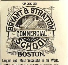 Bryant &amp; Stratton Commercial College 1894 Advertisement Victorian 8 ADBN1jj - $19.99