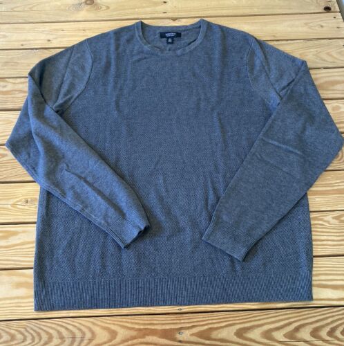 Primary image for Nordstrom Men’s Shop Men’s Silk Blend Pullover sweater size XL Grey DA