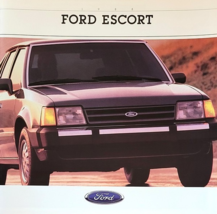 1988 Ford ESCORT and EXP sales brochure catalog 88 US Luxury Sport GT - £6.28 GBP