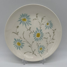 Homer Laughlin Aster Pattern Floral Blue Daisy Dinner Plate 10” - £11.38 GBP