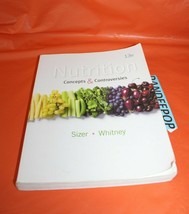 Nutrition Concepts & Controversies Softcover Education Text Sizer Whitney 13e - $29.69