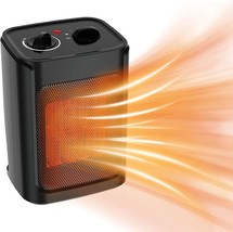 Portable Electric Space Heater - 1500W/750W Safe and Quiet Ceramic mini Heater - £15.19 GBP