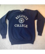 Vtg 90s Regents College New York Crew Neck Raglan Pullover Sweatshirt Si... - €25,06 EUR