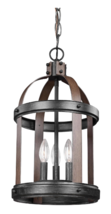 Generation Lighting - Lonoke 10.5&quot; W. 3-Light Weathered Gray and Distres... - £77.84 GBP