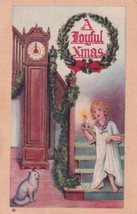 A Joyful Christmas Xmas 1920 Mountain Grove MO to Parker KS Postcard B33 - $2.99