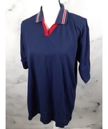 Time Out Womens Blue Short Sleeve Collared Polo Shirt 2XL 22-24 Cotton - $264.99 MXN