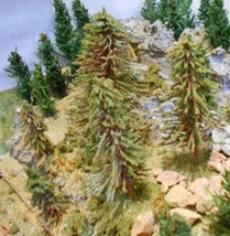 Lot of 3 Spruce or Fir Trees for Wargames, Model Train Layouts, Dioramas -See Ad - £12.74 GBP