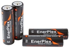 4-Pack EnerPlex Rechargeable NiMH 2300 AA Batteries - £9.49 GBP