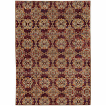 9 X 12 Red and Gold Oriental Power Loom Area Rug - $1,170.49