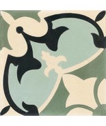 Mexican Mission Cement Tile Handcrafted 10 sqf - Sofia Azul - 8x8&quot; - $280.29 CAD