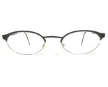 Lindberg Brille Rahmen Mod. 4105 COLOUR U14 Dunkel Matt Lila Oval 48-19-135 - £180.05 GBP