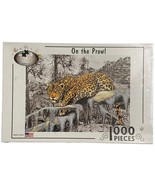 IN THE PROWL Leopard 1000 Piece Puzzle Serendipity 20” X 27” Jerry Rieme... - £14.87 GBP