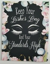 Keep Your Lashes Long Your Standards High Appointment Book New Organizer Planner - £7.82 GBP