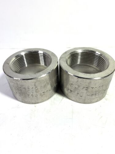 2-Half Coupling 2-1/2 Inch Threaded X Weld 3000# 316 Stainless Steel AST... - $34.75