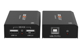 BZBGEAR 2-Port USB 2.0 Extender over a Single CAT5E/6/7 Cable up to 330ft - £253.19 GBP