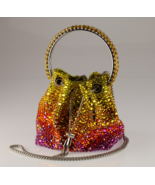 Jimmy Choo Bon Bon Multi-Color Crystal Bucket Bag Dustbag and Papers - $6,740.76 CAD