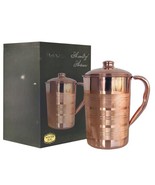 Pure Copper Plain Luxury Design Jug, Pitcher With Lid, Serveware, Drinkw... - €38,12 EUR