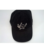 Vintage retro black ball cap strapback embroidered Bent logo front and back - $19.75