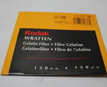 Kodak 170 7363  Wratten Filter 150MM 6&quot; SQ Gel Filter CC05B New - $79.19