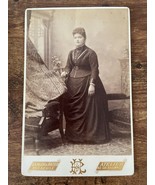 Vintage Cabinet Card. Woman standing by Ranger and Hazer in Syracuse, Ne... - £20.48 GBP