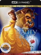 Beauty and the Beast 4K UHD, Blu-ray, Digital with Slipcover Brand New Free Ship - £13.56 GBP