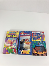 Vintage Bugs Bunny VHS lot Tiny Toons Buster and Babs Silly Seals 3 tape lot - £9.93 GBP