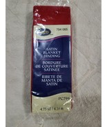 NIP Wright&#39;s Satin Blanket Binding Polyester Trim 4 3/4 Yards ~ Color Red - $245.13 MXN