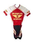 Olympic Team Club Cycling Uniform Bib MENS Large Red Wings Volmer San Fr... - $4,712.27 MXN