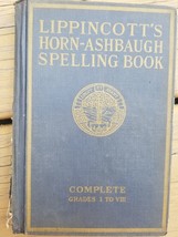 Vintage 1920 Lippincott’s Horn-Ashbaugh Spelling Book Complete Grade I To VIII - £8.07 GBP