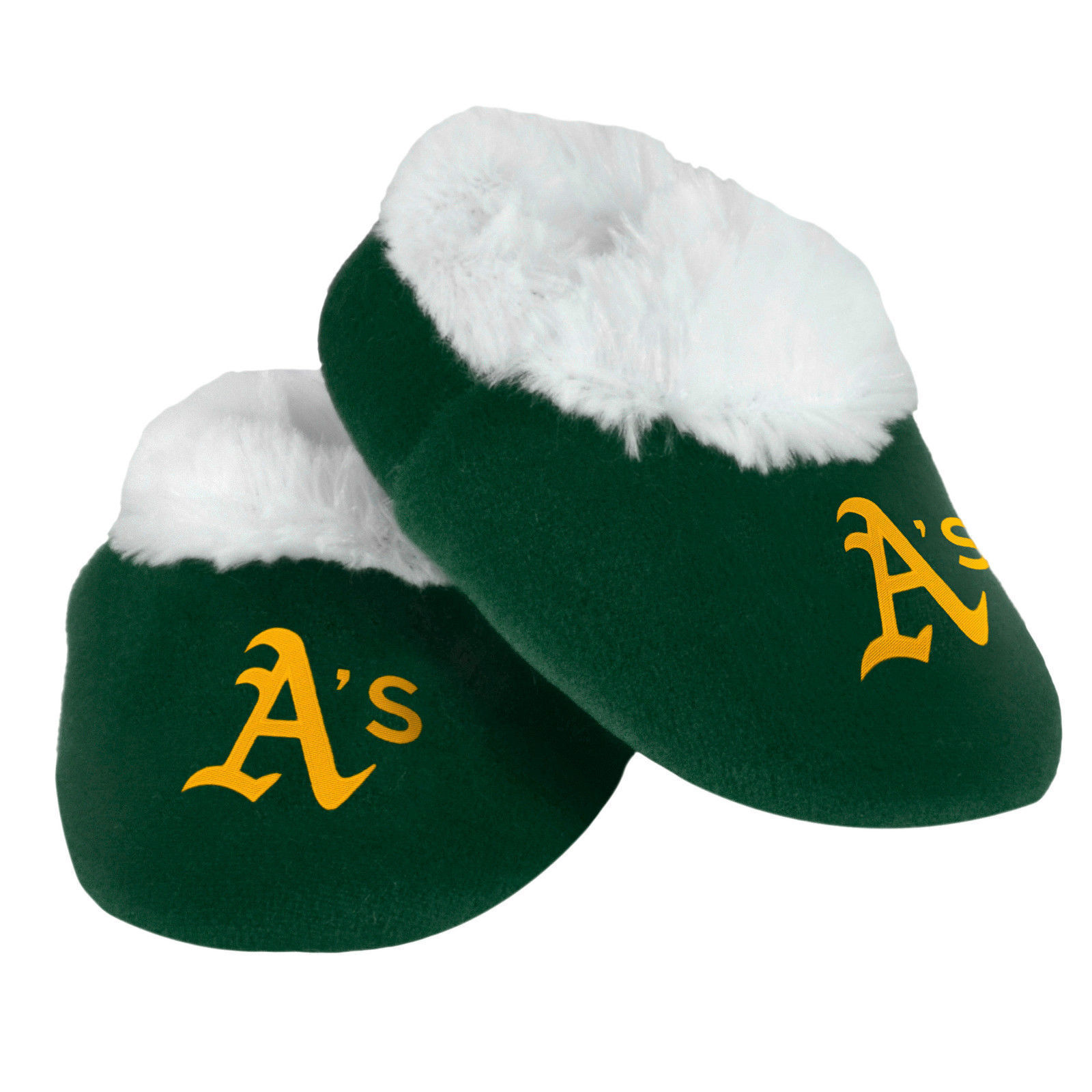 Oakland A's MLB Baby Bootie Slippers Infant Children Kids Baby Shower - £7.88 GBP