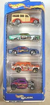 2000 Hot Wheels .Com 5 Pack Gift Pack Woodie, Impala, T-Bird, Nomad, &amp; 32 Ford - £14.51 GBP