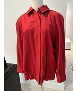 MEN’S BURBERRY RED / NOVA Lined Bomber Jacket US 40/UK 6 Excellent - $2,069.84 MXN