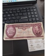 Banknote Hungary 100 Forint 1995 - €3,14 EUR