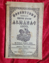 1900 Hostetters United States Almanac - £6.25 GBP