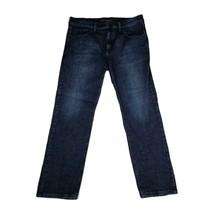 Mott &amp; Bow Jeans Mens Size 38x32 Slim Wooster Mid Rise Blue Denim Pants - $49.49