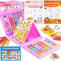 Soucolor Art Supplies, 283 Pieces Drawing Set Art Kits With Trifold Easel, 2 - £25.40 GBP