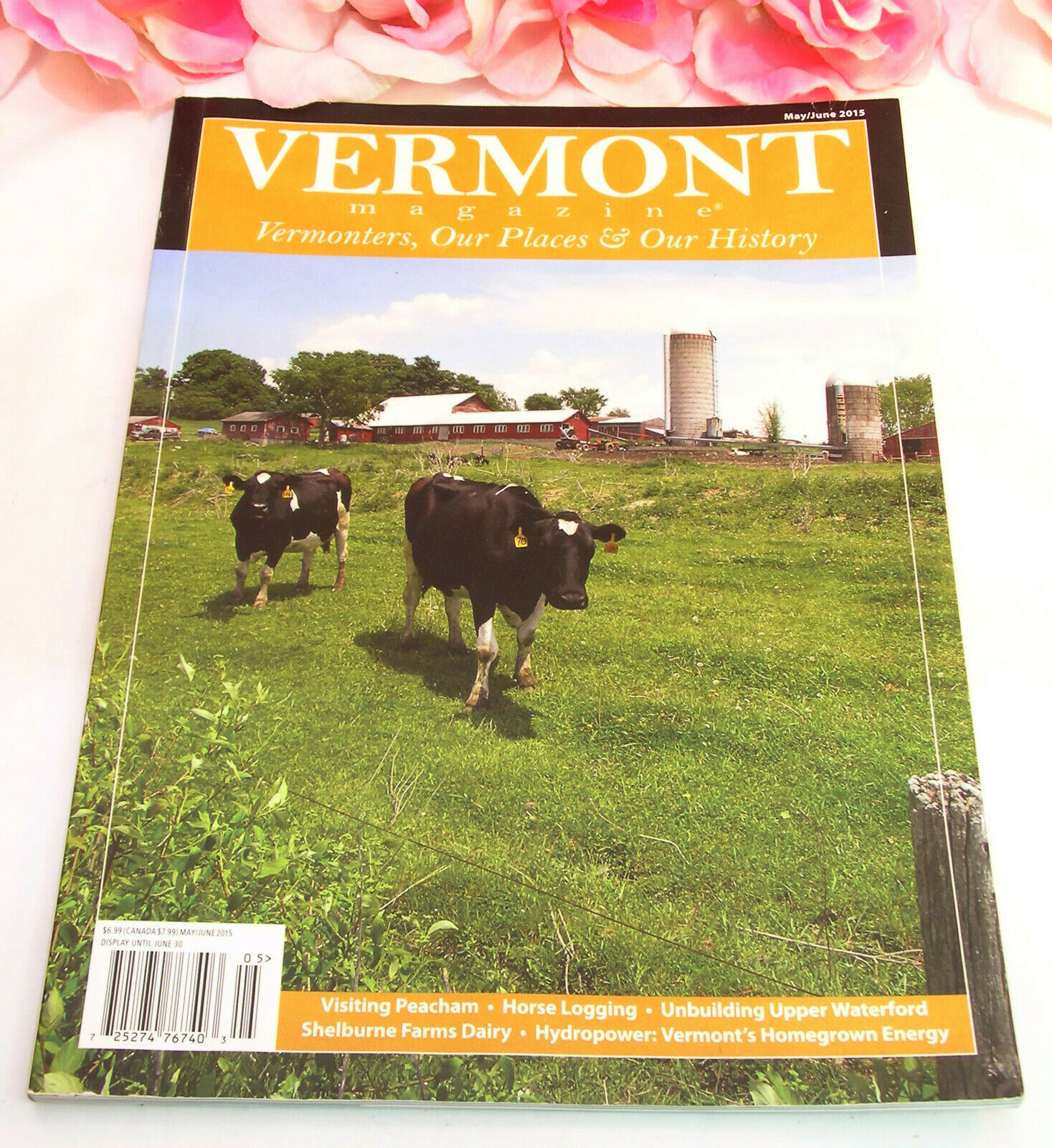 Primary image for Vermont Magazine 2015 May June Peacham Upper Waterford Shelbourne Farms Hydropwr