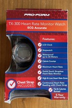 Pro-Form TX-300 Heart Rate Fitness Monitor Watch ECG Accurate - $15.00