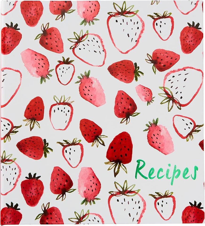 Strawberry Fields Recipe Book 3-Ring Card Pocket Binder 9 x 9.4 L" Item image 2