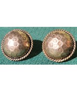 Vintage Taxco 925 Silver Earings hammered handmade 10 grams - £39.51 GBP