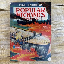 Popular Mechanics Magazine World War II Cover &amp; Articles April 1944 Vintage - £10.11 GBP