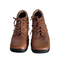 Dr. Doc Martens Men's Air Wair Lace Up Leather Casual Oxford Shoes Size 7 Brown - $57.97