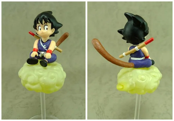 BANDAI Dragon Ball Action Figure HG Gacha1 Bomb Riding Cloud Son Goku New Rare - £44.45 GBP