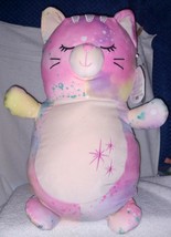 Squishmallows Hug Mees ERIKA the Rainbow Tie-Dye Kitty Cat 18&quot; NWT - £26.99 GBP