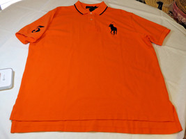 Polo Ralph Lauren Mens shirt XL 069007 Oragne Peel Big Pony #3 MCClassic... - $56.62