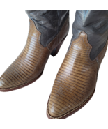 Mora Womens Western Cowboy Boots Size 37 - 6.5 Made in Spain Lizard 3544... - $74.33 CAD