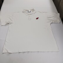 REEBOK NFL Short Sleeve Button Down Arizona Cardinals Polo Shirt White 2XL image 13