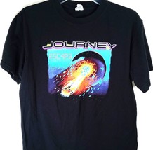Journey Escape T-Shirt Size Medium Black Album Cover Art Concert Tour - $21.66