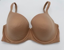 Victoria&#39;s Secret Body by Victoria Lined Demi Bra Beige Tan Lace Trim Si... - $17.63